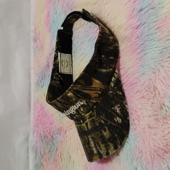 RARE! Vintage Remington Camouflage Visor Velcro Back UNISEX - Picture 4 of 11